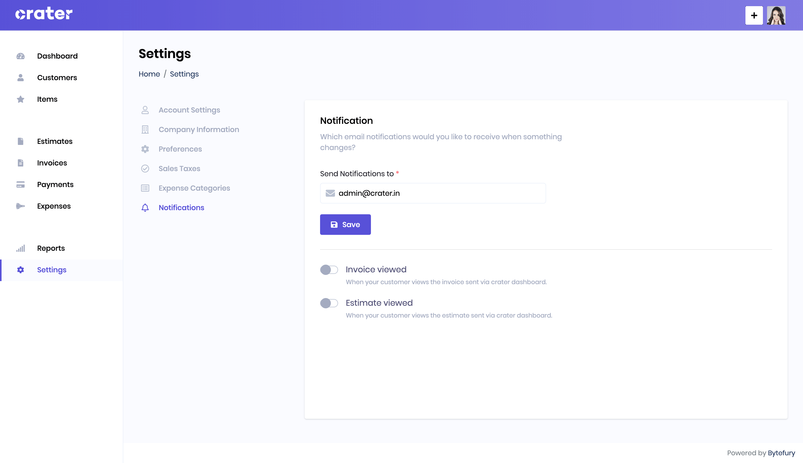 Estimate Create Page